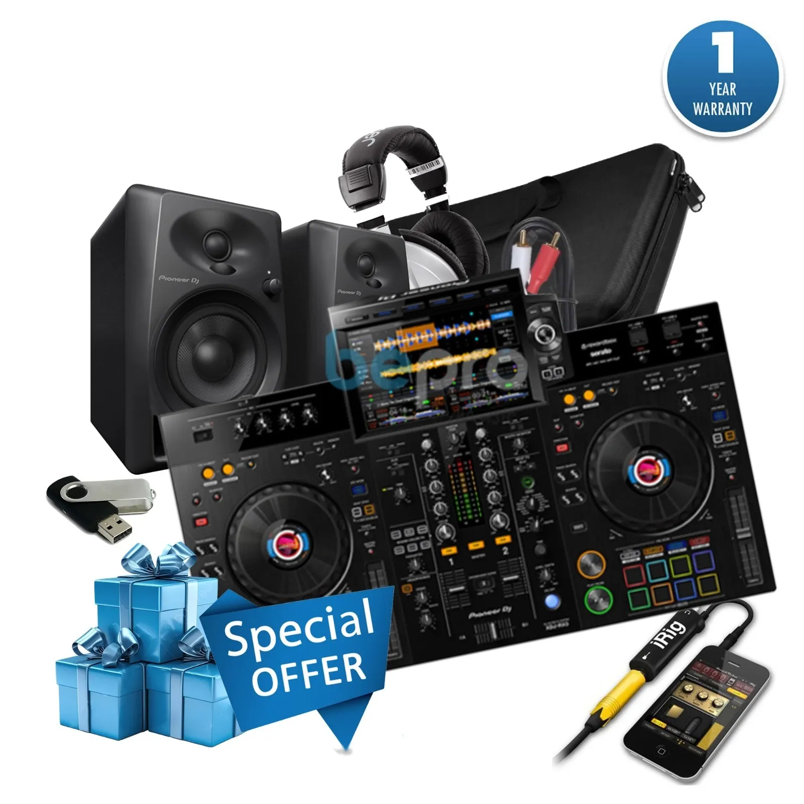 Pioneer XDJ-RX3 Pro Bundle