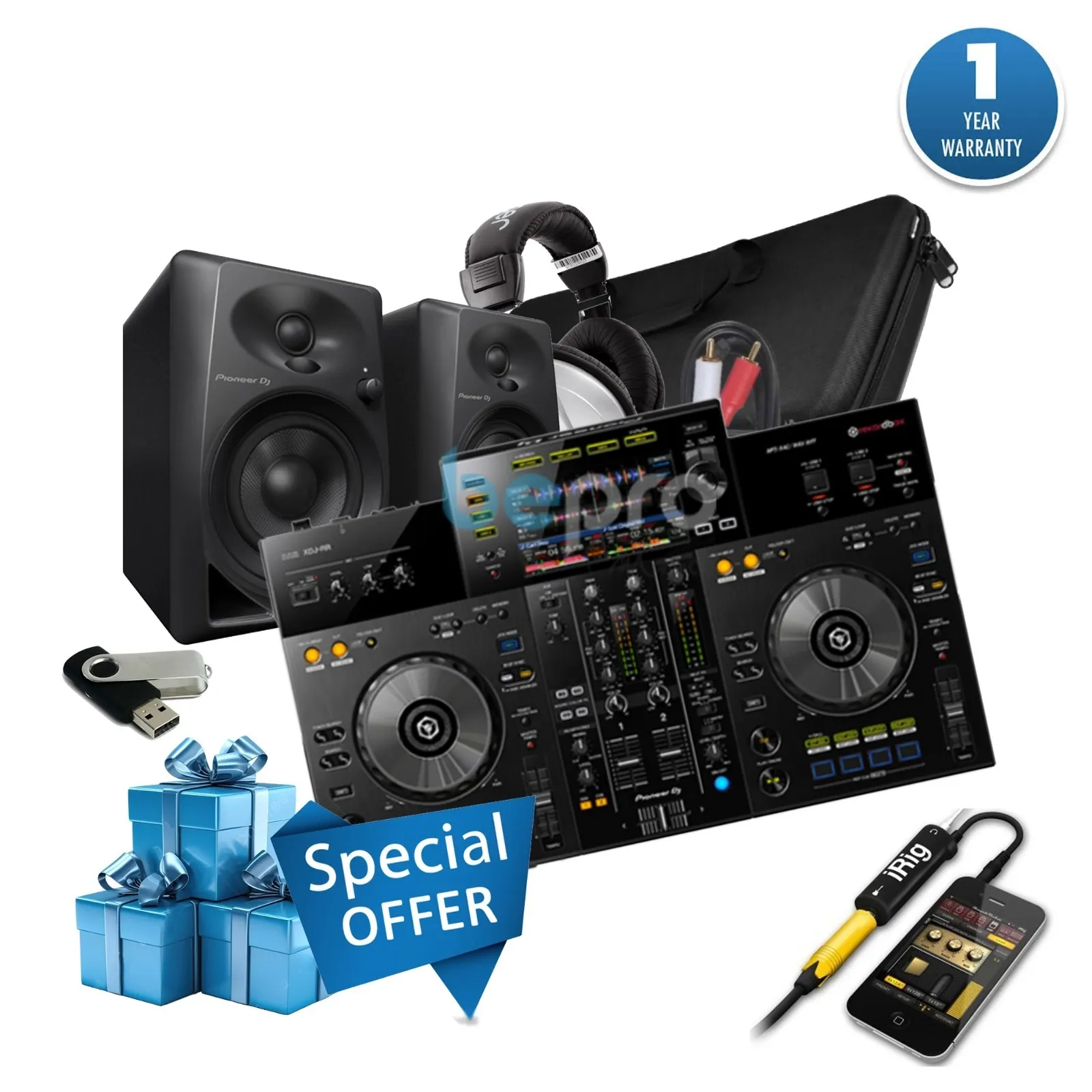 Pioneer XDJ-RR Pro Bundle