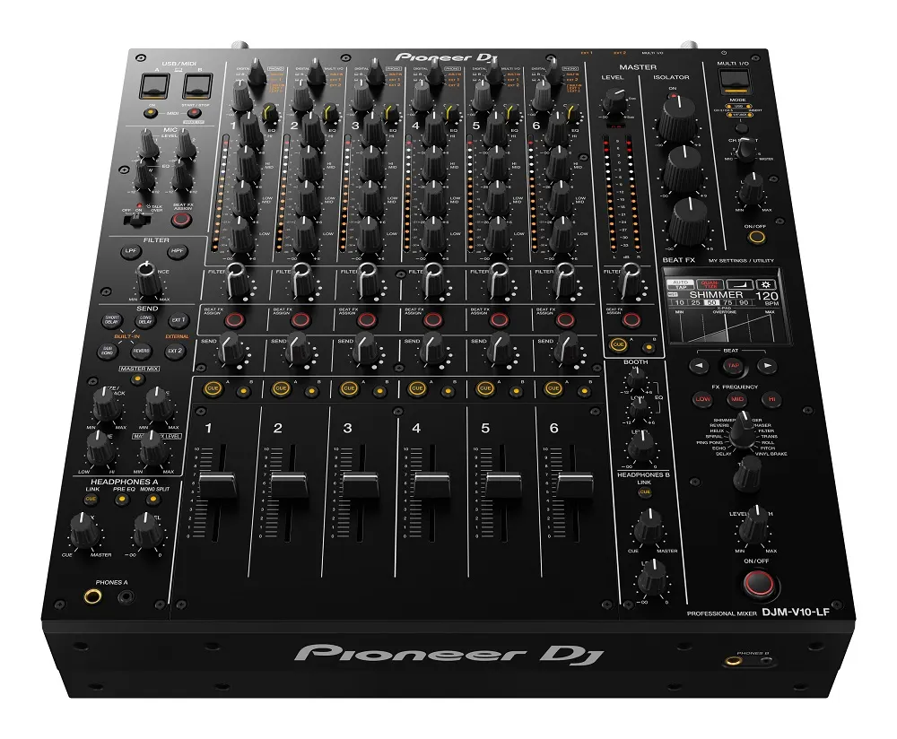 Alphatheta - Pioneer DJ DJM-V10 LF 6-channel DJ Mixer product image