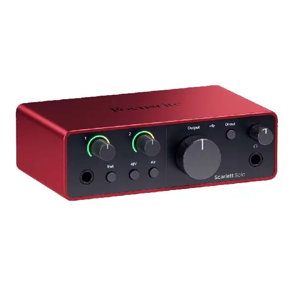 Focusrite Scarlett Solo Studio 4th Gen Audio Interface product image