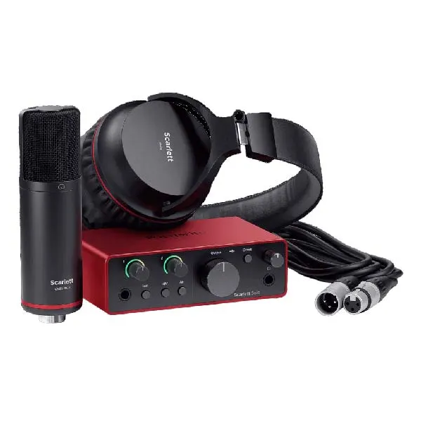 Focusrite Scarlett Solo Studio 4th Gen Audio Interface product image