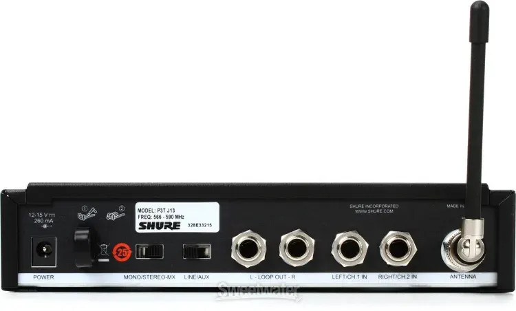 Shure PSM300 P3TRA215CL Wireless In-ear Monitor System product image