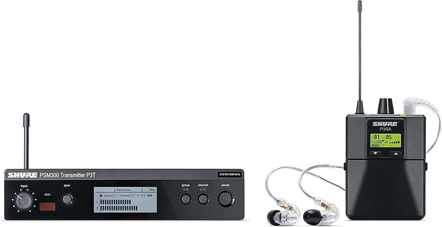 Shure PSM300 P3TRA215CL Wireless In-ear Monitor System product image