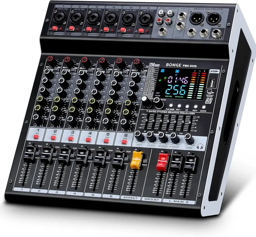 Bomge PMX-602B Powered Mixer 6-Channels product image