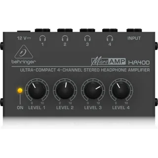 Behringer HA400 Headphone Amplifier 4-channels product image