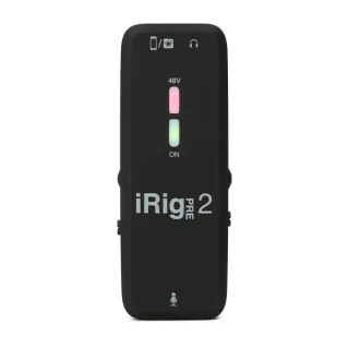 IK Multimedia iRig Pre 2 - XLR Microphone Interface for Smartphones, Tablets and Video Cameras product image