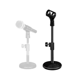 Bomge MS-104 Desktop Microphone Stand – Podcast Table Mount Mic Stand product image