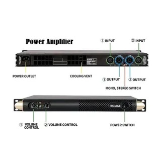 Bomge DA4250 Digital Power Amplifier product image