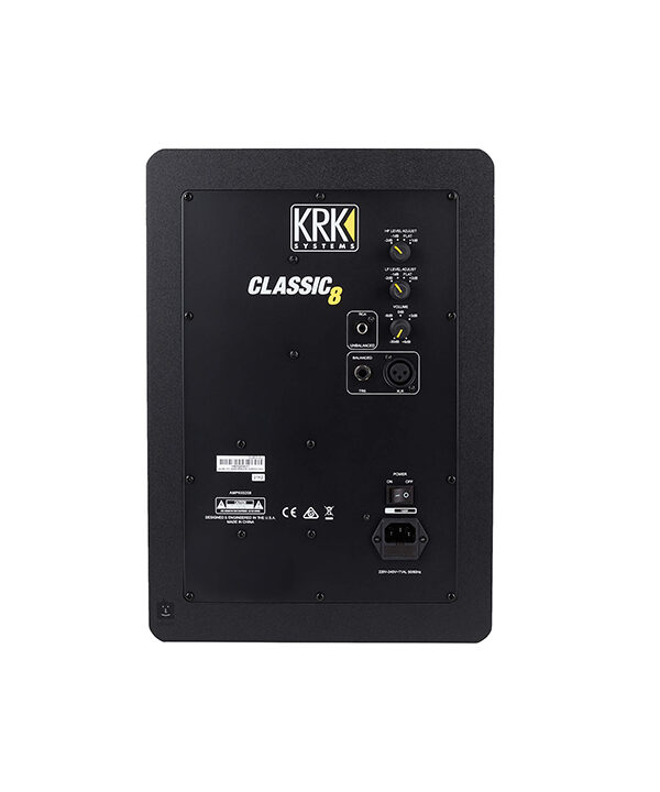 KRK Classic 8 8-inch Powered Studio Monitor rear