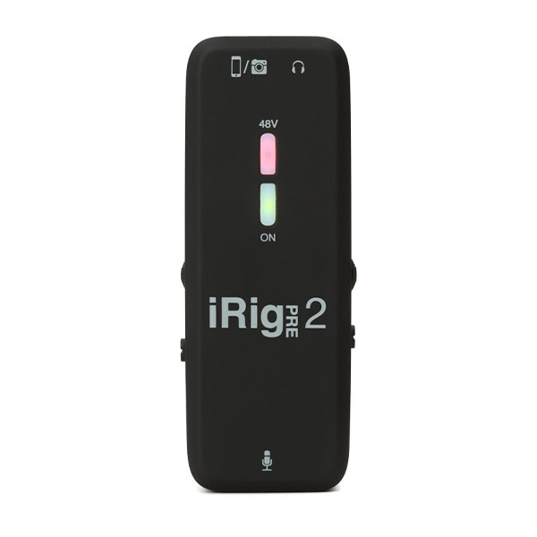 IK Multimedia iRig Pre 2 - XLR Microphone Interface for Smartphones, Tablets and Video Cameras