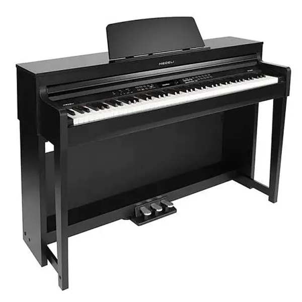 Medeli UP203 – 88-Key Digital Upright Piano with Graded Hammer Action (GAS)