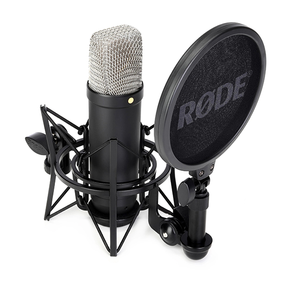 RODE NT1 Signature with SM6 Shockmount and Pop Filter – Black